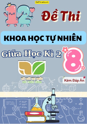 Tuyển tập 12 Đề thi giữa Kì 2 môn KHTN 8 sách Kết Nối Tri Thức (Kèm đáp án)